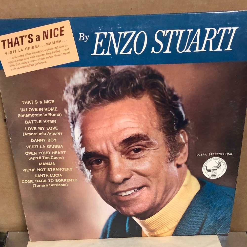 Enzo Stuarti That’s a Nice LP Vinyl Ragu Records Stereo